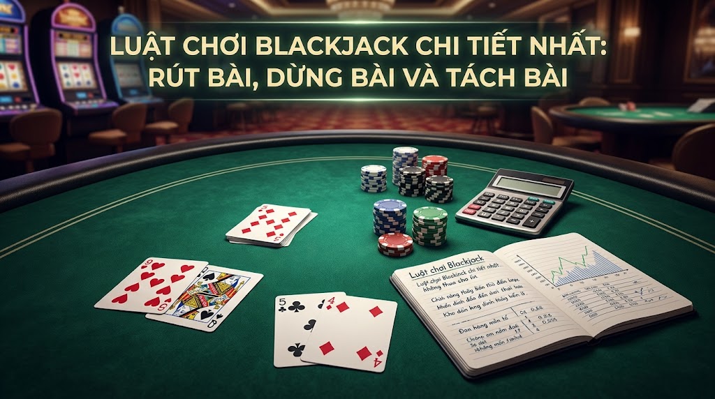 Luật Chơi Blackjack Chi Tiết Nhất: Rút Bài, Dừng Bài Và Tách Bài