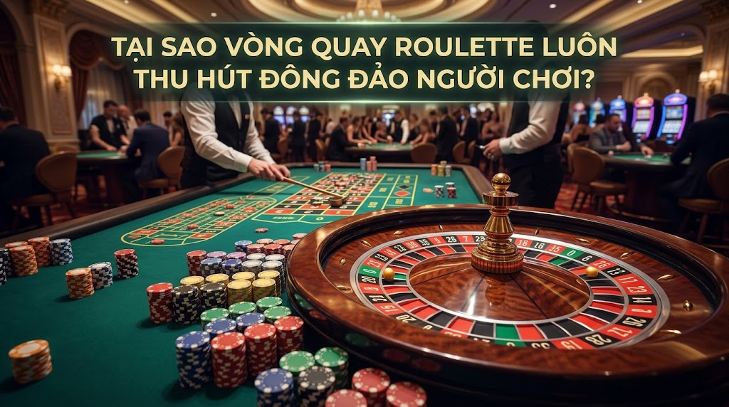 Tại sao vòng quay Roulette luôn thu hút đông đảo người chơi?