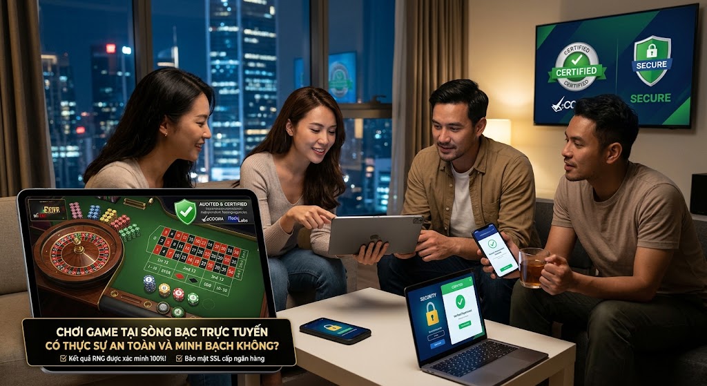 Chơi game tại sòng bạc trực tuyến có thực sự an toàn và minh bạch không?